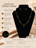 Conjunto trébol negro