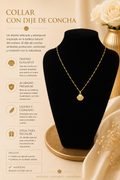 Collar Con Dije  De Concha