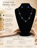Conjunto trébol azul