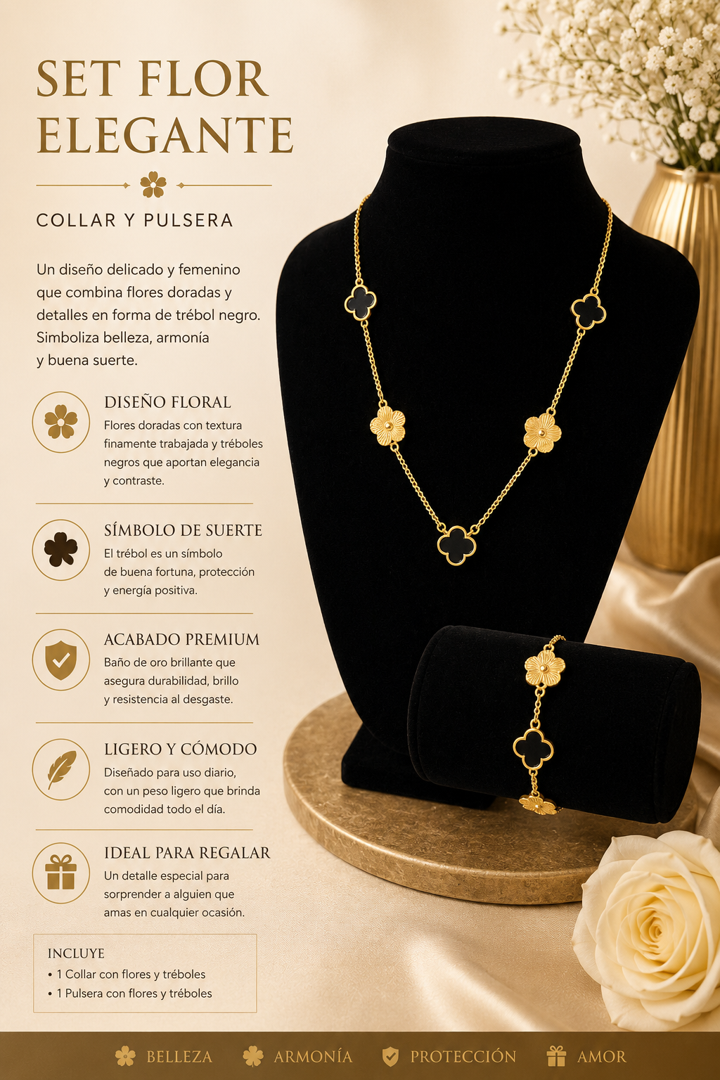 Set Flor Elegante